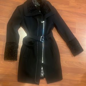 Beautiful black coat with lining